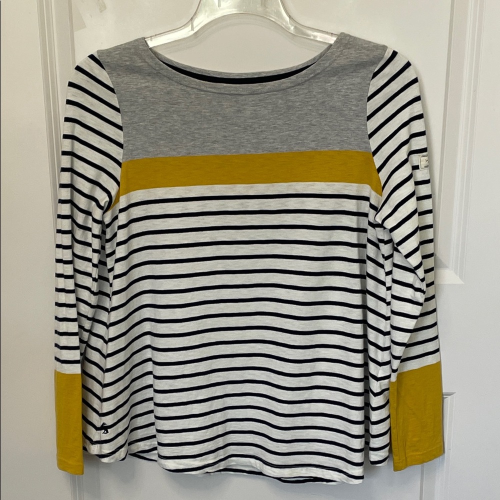 Joules Harbor Light Swing Striped Boatneck Top 8 Classic Nautical